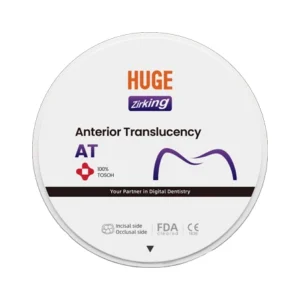 Premium Anterior Translucency (AT) 100% Tosoh Material Zirconia Block