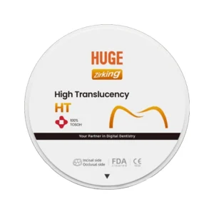 Premium High Translucency (HT) 100% Tosoh Material Zirconia Block