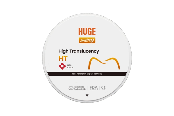 Premium High Translucency (HT) 100% Tosoh Material Zirconia Block